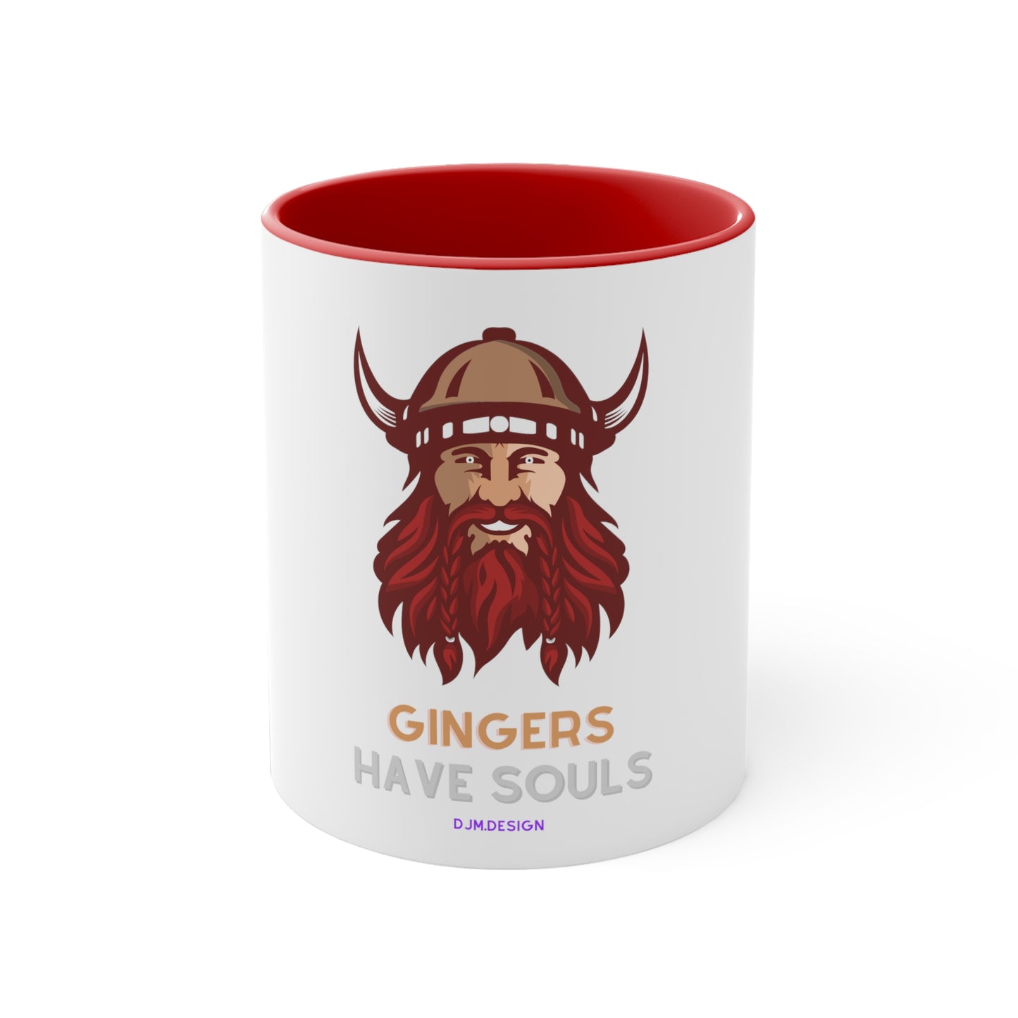 DJM.Design™ Gingers Have Souls Accent Coffee Mug, 11oz - (250 Points)