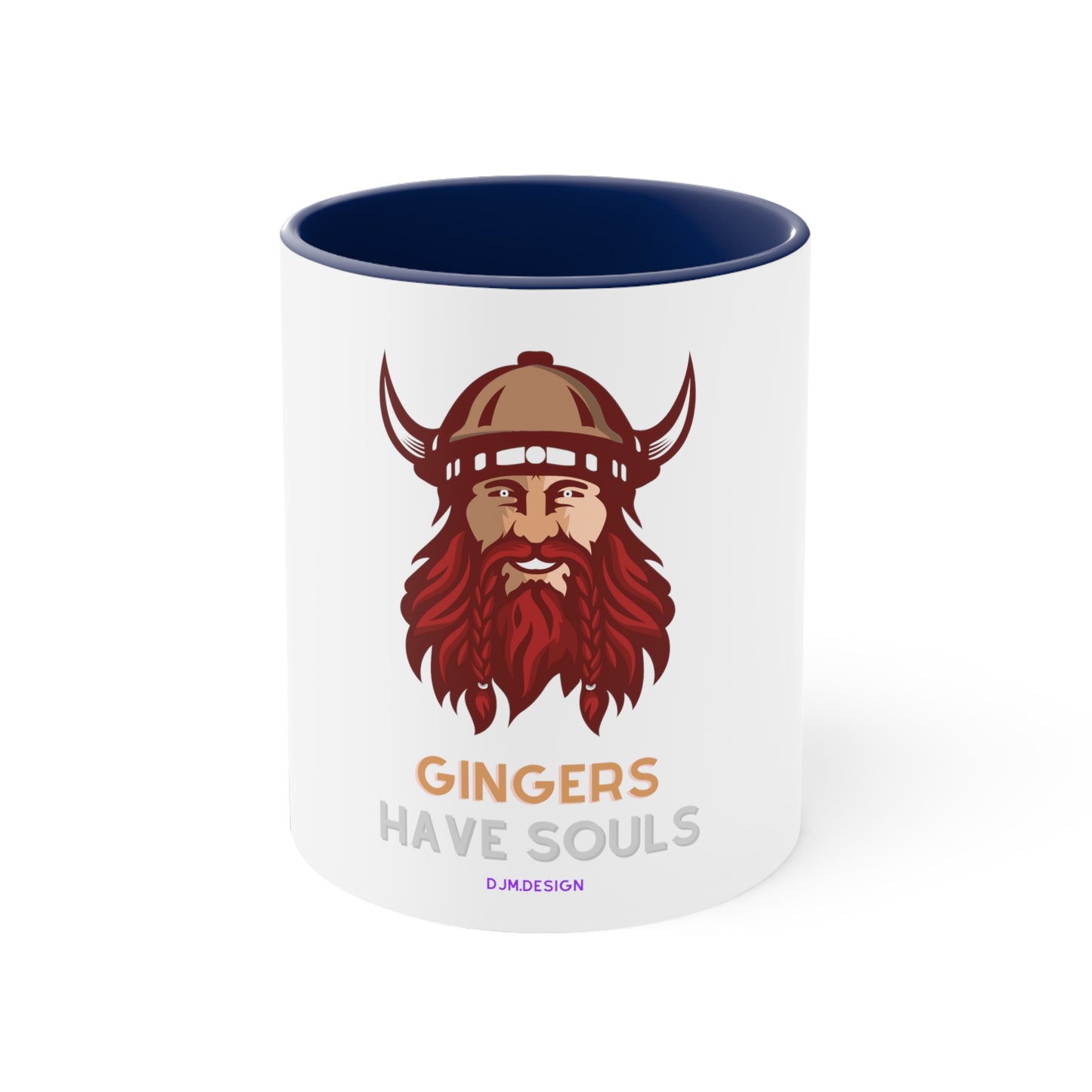 DJM.Design™ Gingers Have Souls Accent Coffee Mug, 11oz - (250 Points)