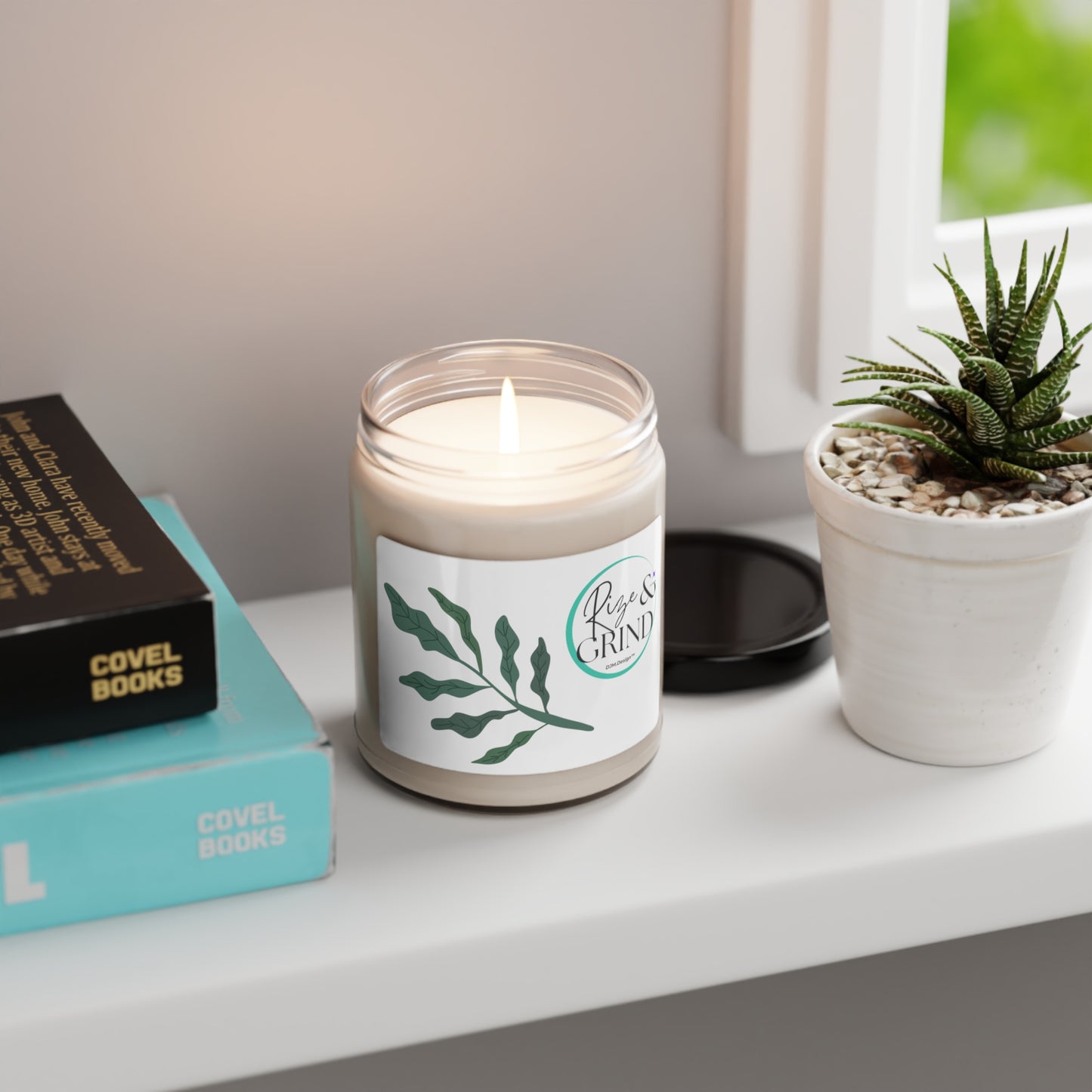DJM.Design™ Scented Soy Candle, 9oz (Ai Workshop 3K Leads Access) - 370 Loyalty Points