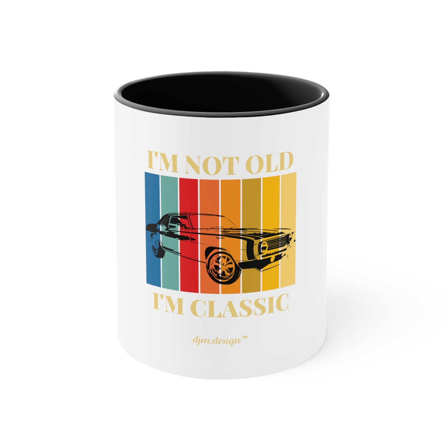 DJM.Design™ Vintage Retro Coffee Mug, 11oz (Ai Workshop 3K Leads Access)