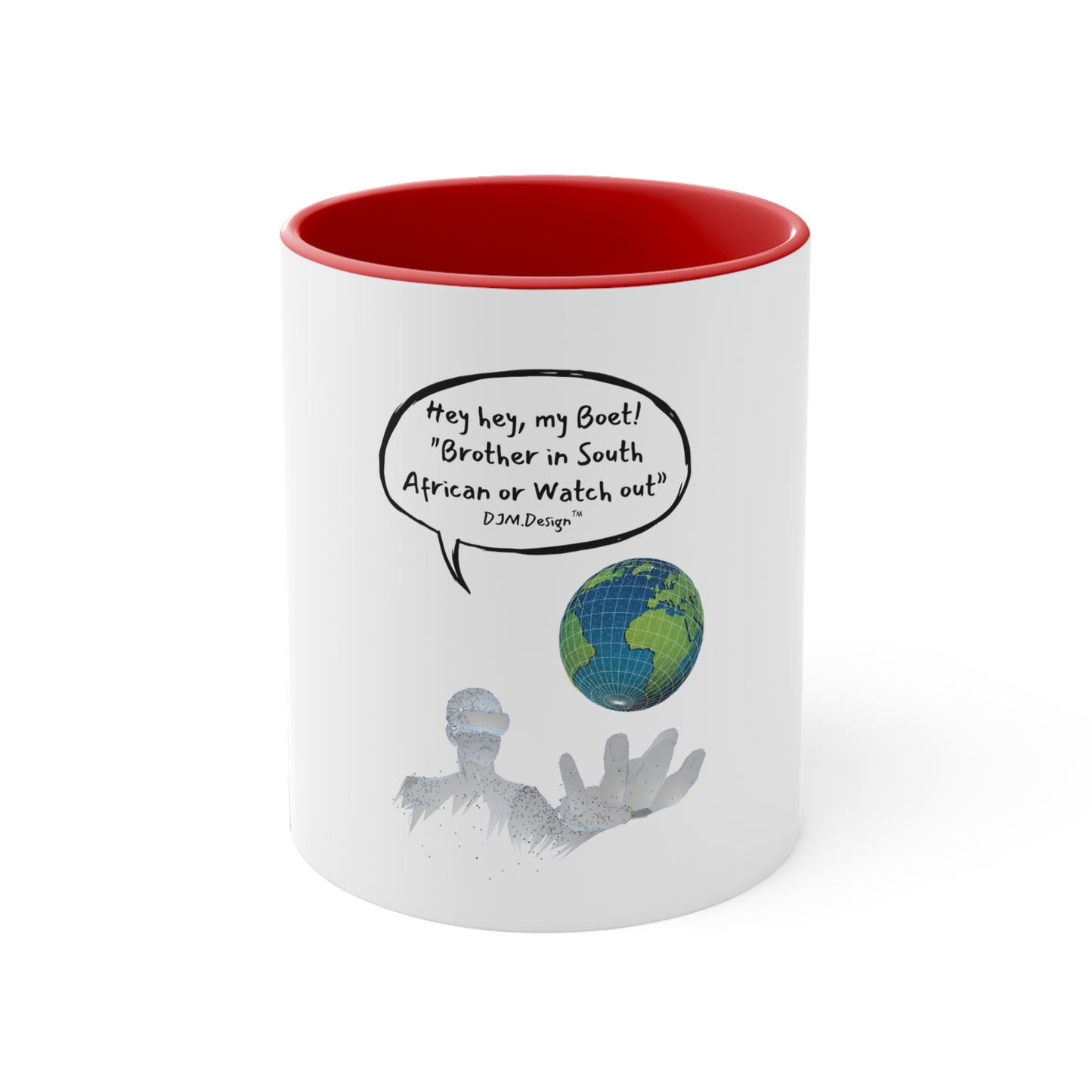 DJM.Design™ Hey Bru Accent Coffee Mug, 11oz (Ai Workshop 3K Leads Access) 250 Points