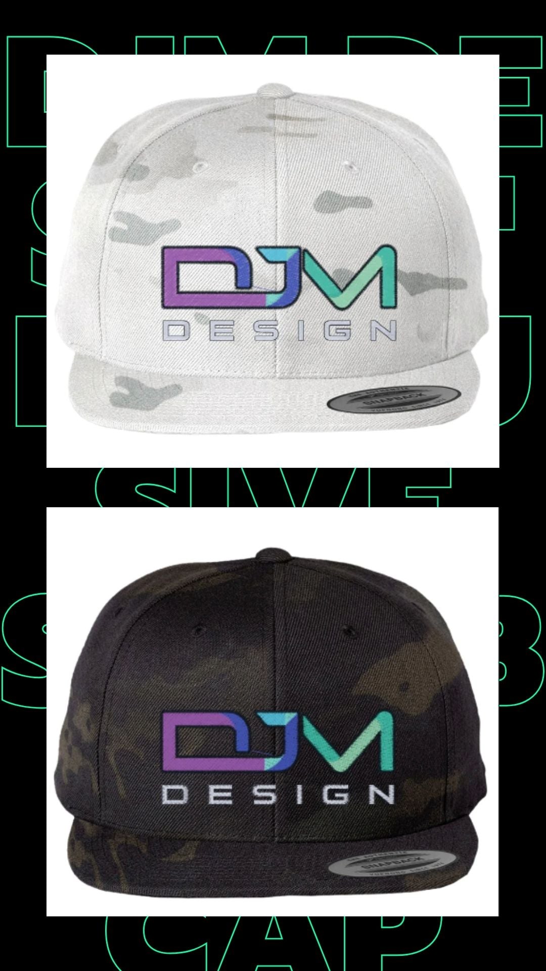 DJM.Design™ Exclusive Snapback Cap (Ai Workshop 3K Leads Access) 450 Points