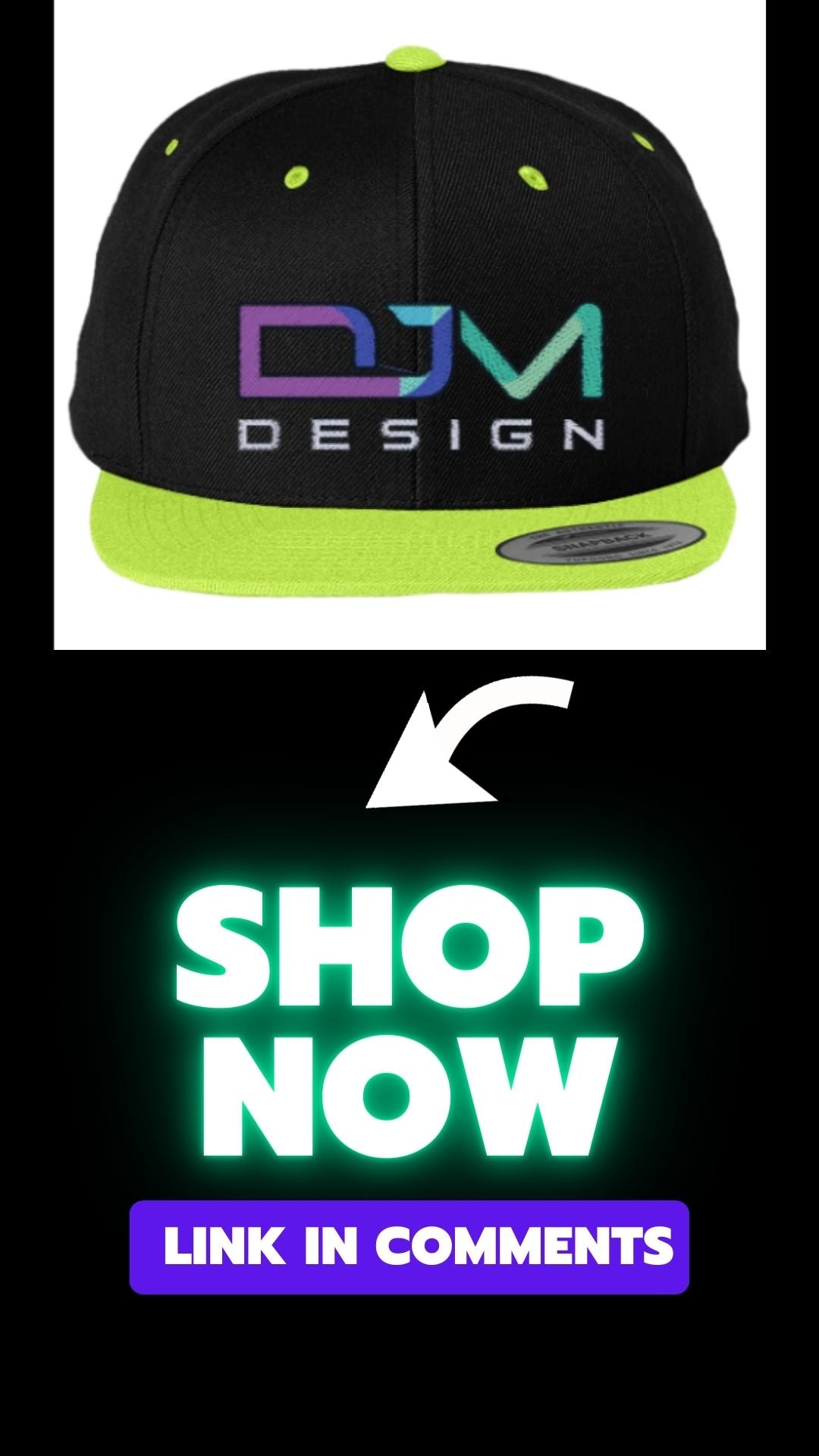 DJM.Design™ Exclusive Snapback Cap (Ai Workshop 3K Leads Access) 450 Points