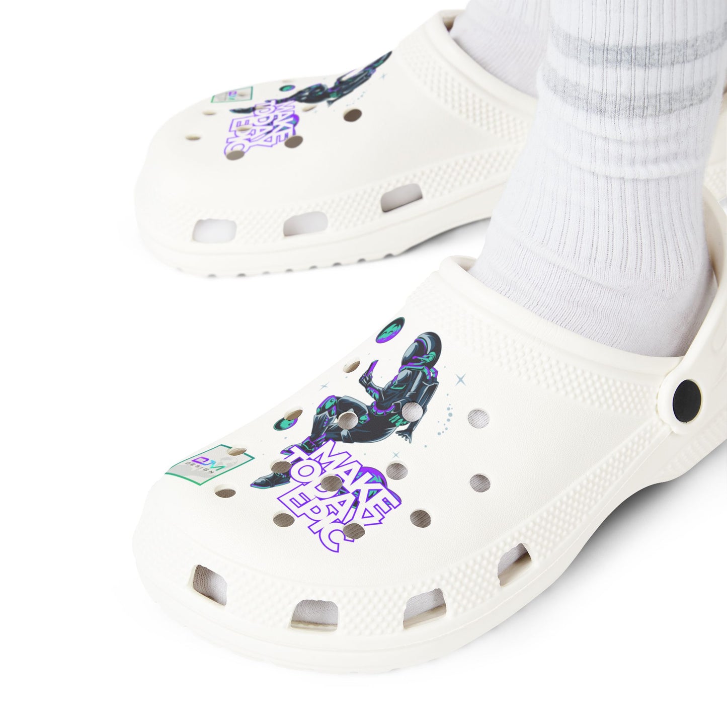 DJM.Design™ Crocks EVA Foam Rubber Shoes AOP (Ai Workshop 3K Leads Access) 450 Loyalty Points