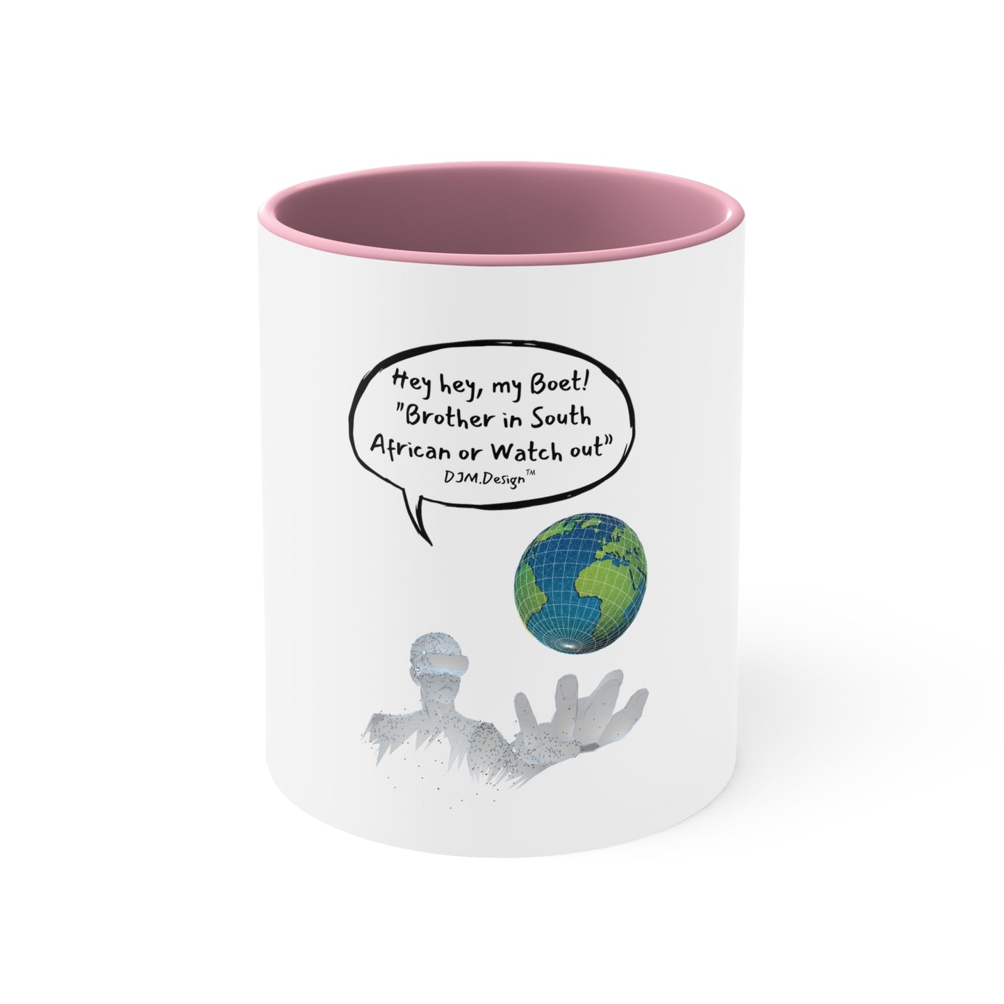 DJM.Design™ Hey Bru Accent Coffee Mug, 11oz (Ai Workshop 3K Leads Access) 250 Points