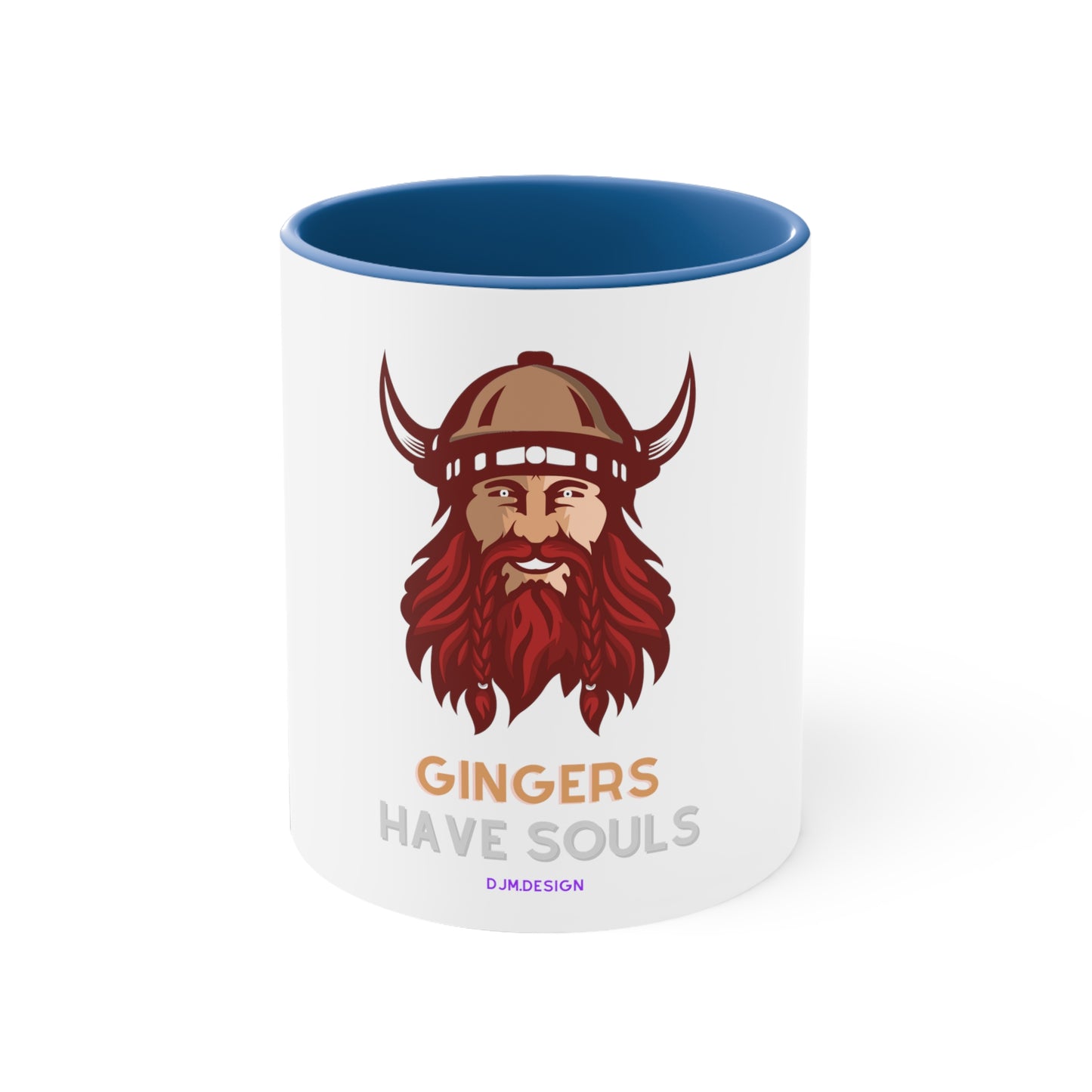 DJM.Design™ Gingers Have Souls Accent Coffee Mug, 11oz - (250 Points)