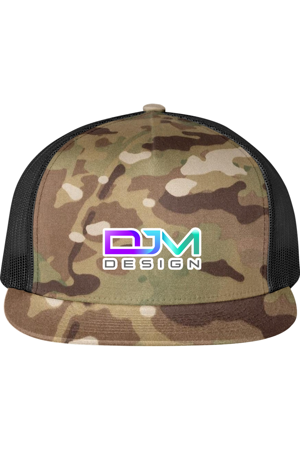 DJM.Design™ Flat Bill Trucker Cap (Ai Workshop 3K Leads Access) 390 Points
