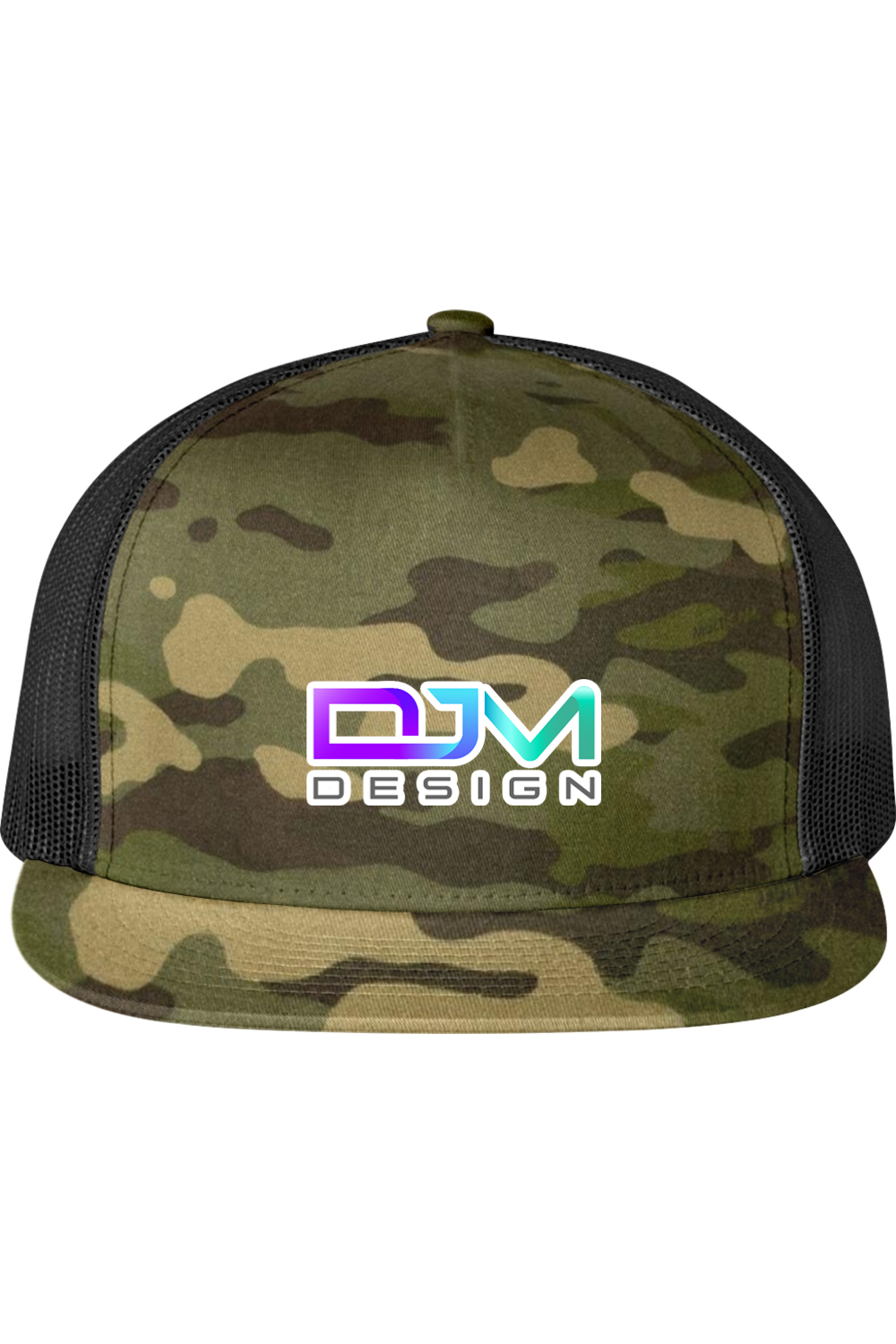 DJM.Design™ Flat Bill Trucker Cap (Ai Workshop 3K Leads Access) 390 Points