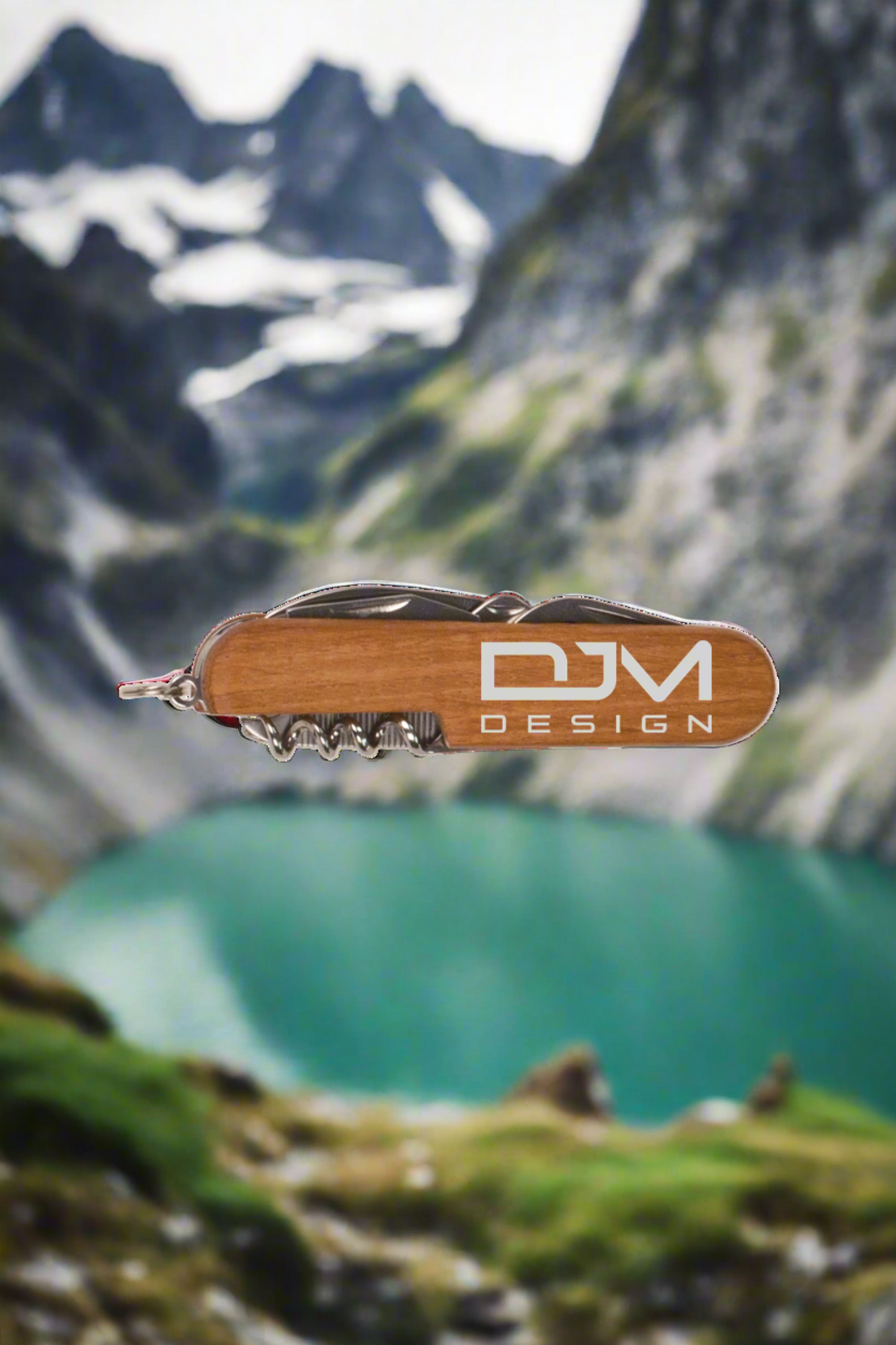 DJM.Design™ 3 1/2" Wooden 8-Function Multi-Tool Pocket Knife (Ai Workshop 3K Leads Access) 290 Points