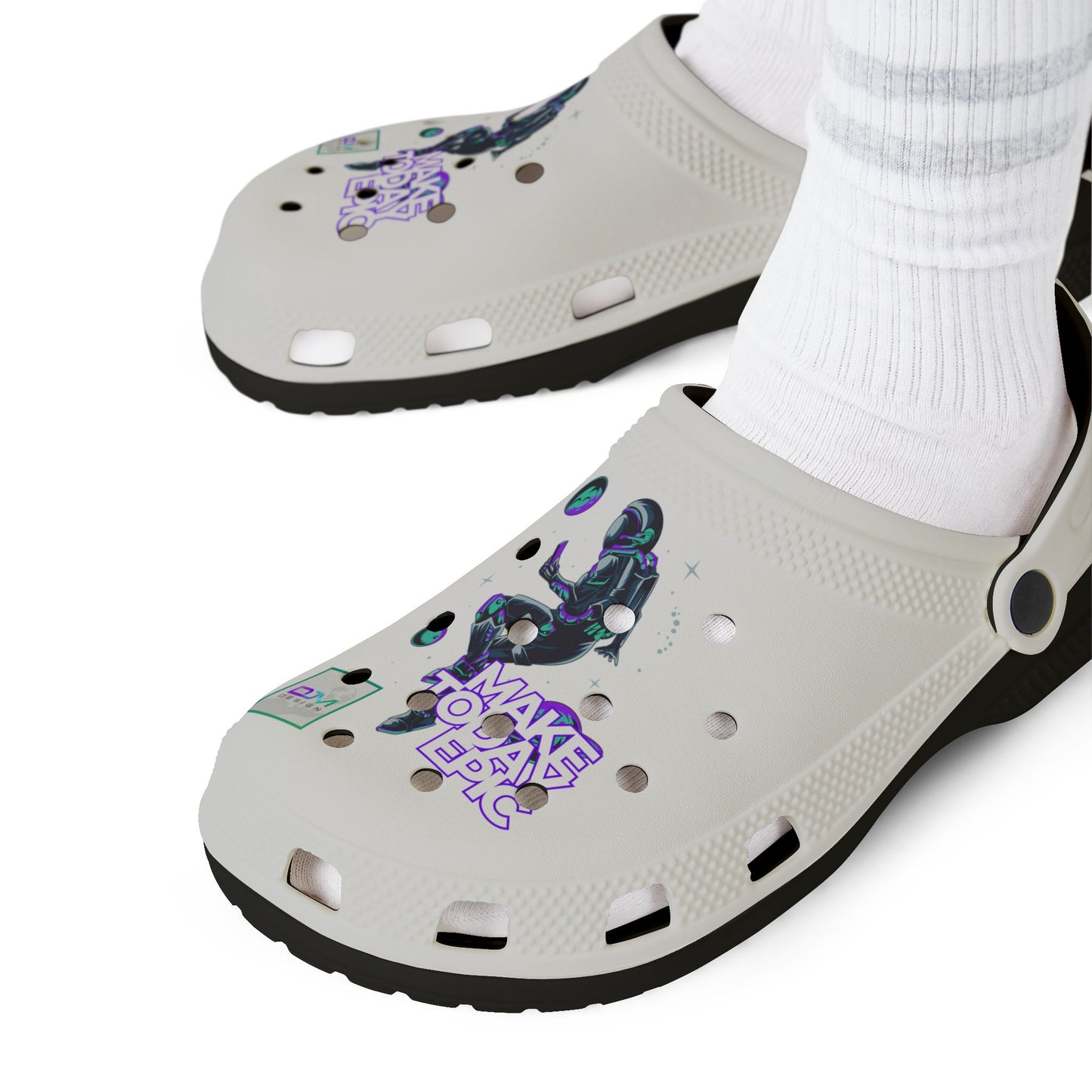 DJM.Design™ Crocks EVA Foam Rubber Shoes AOP (Ai Workshop 3K Leads Access) 450 Loyalty Points