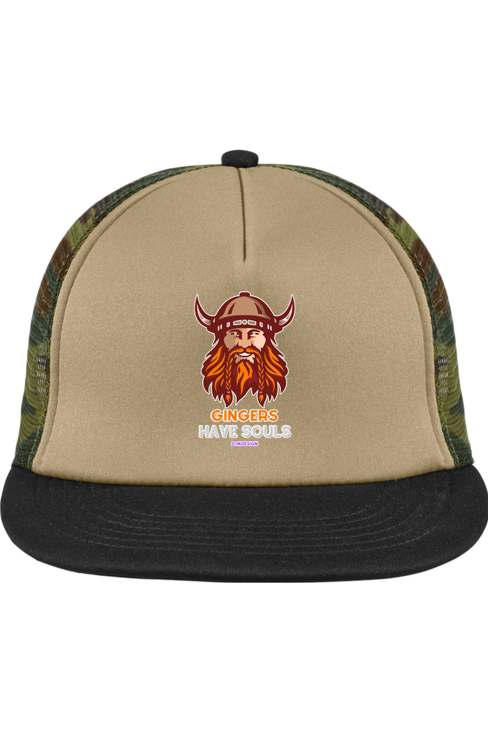 DJM.Design™ Gingers Have Souls District Trucker Flat Bill (3K Leads Mini Course Included) 390 Loyalty Points