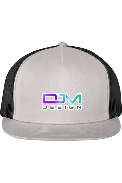 DJM.Design™ Flat Bill Trucker Cap (Ai Workshop 3K Leads Access) 390 Points