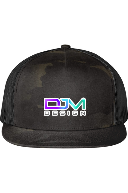 DJM.Design™ Flat Bill Trucker Cap (Ai Workshop 3K Leads Access) 390 Points