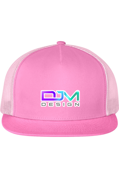 DJM.Design™ Flat Bill Trucker Cap (Ai Workshop 3K Leads Access) 390 Points