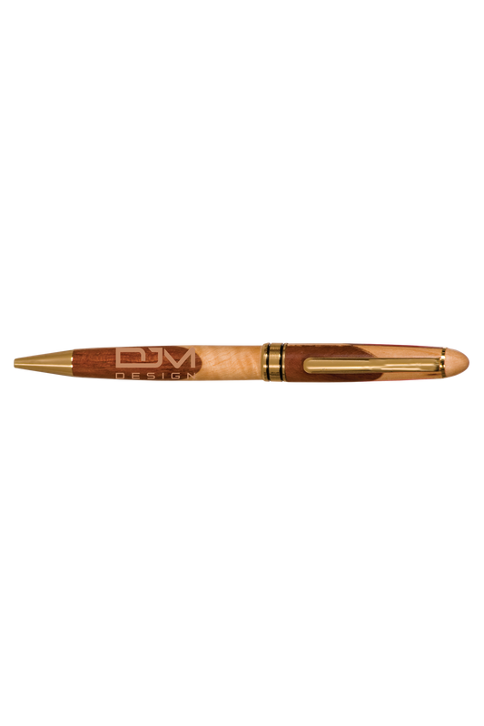 DJM.Design™ Wide Maple/Rosewood Pen  (Ai Workshop 3K Leads Access)