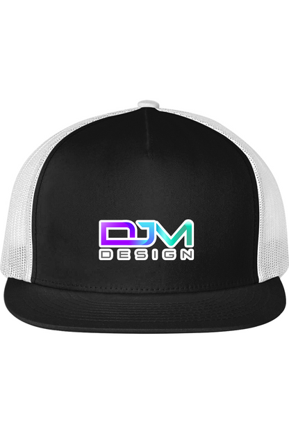 DJM.Design™ Flat Bill Trucker Cap (Ai Workshop 3K Leads Access) 390 Points